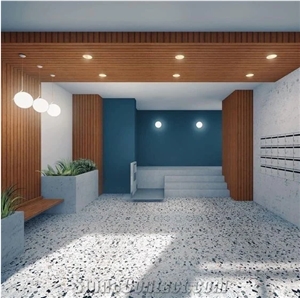 China Cement Terrazzo Slabs Polished