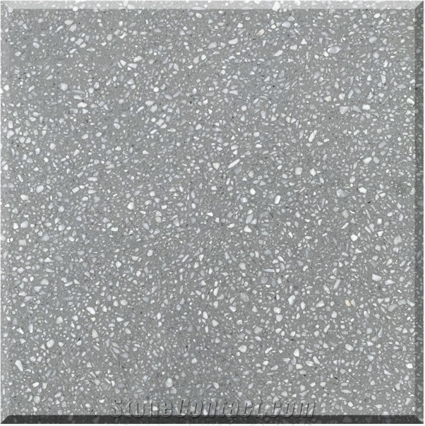 High Quality China Grey Terrazzo Tiles Polished