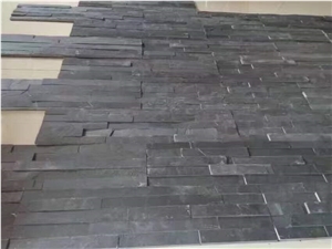 China Jiangxi Black Slate Split Cultured Stone China Jiangxi Black Slate Split Cultured Stone
