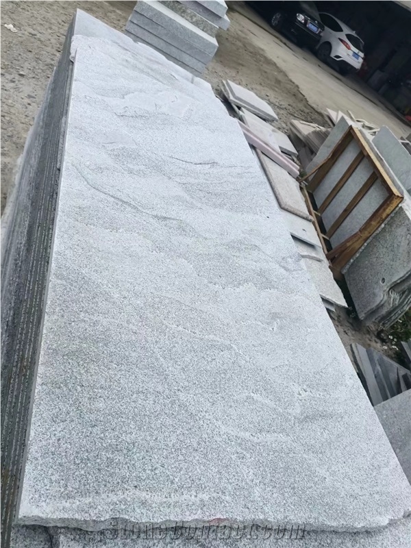 China Viscont Grey Vein Granite Flamed Paving Tile