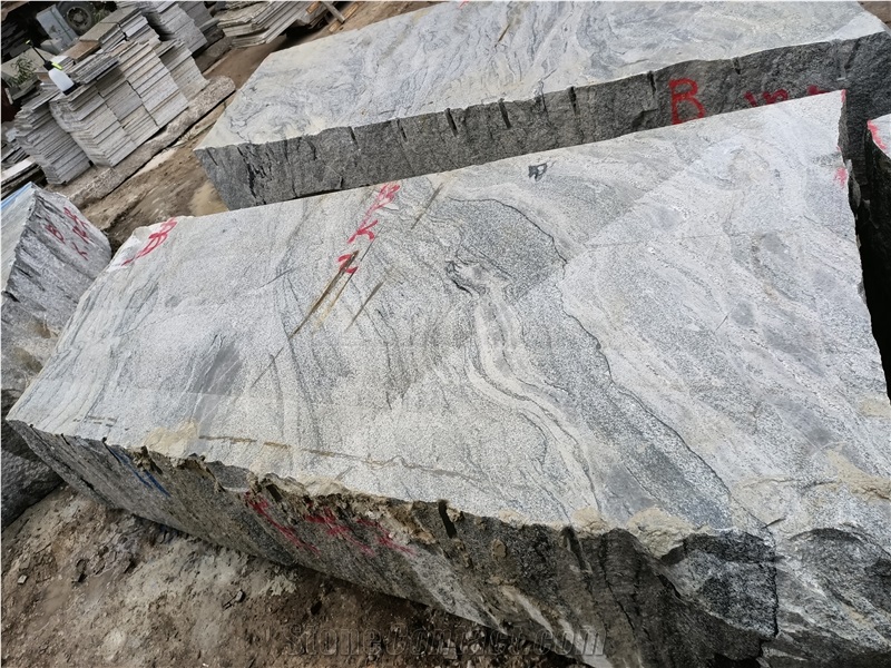 China Viscont Grey Vein Granite Flamed Paving Tile