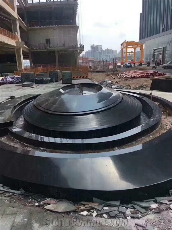 Beautiful Chinese White Marble Polished  Water Features