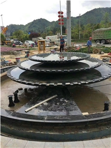 Beautiful Chinese White Marble Polished  Water Features