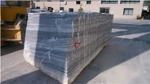 Chinese Fantasy White and Grey Marble Blocks
