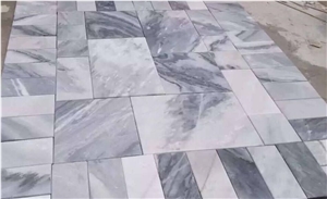 Chinese Fantasy White and Grey Marble Blocks