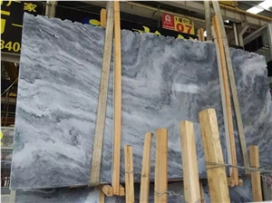 Chinese Fantasy White and Grey Marble Blocks