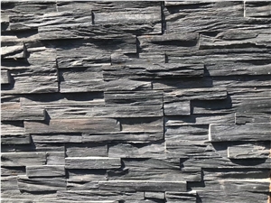 Chinese Mystic Grey Quartzite Split Cultured Stone