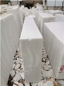 Chinese White Marble Raw Blocks Quarry Boulders