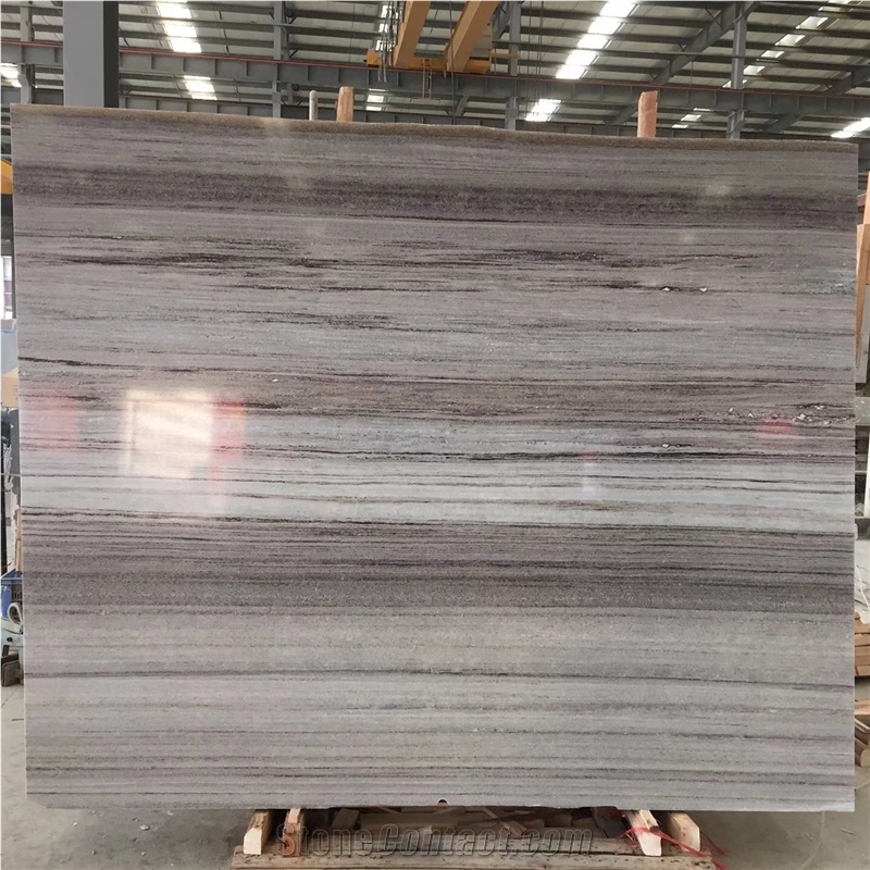 Crystal Wood Grain Marble Slabs and Wall-Tilings