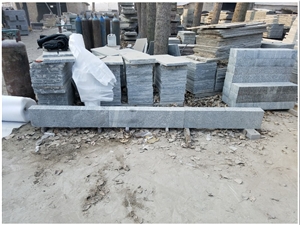 G389 China Mountain Grey Granite Flamed Kerbstones