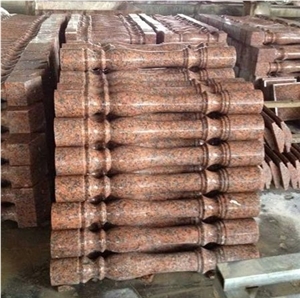 G562 China Red Granite Polished Baluster