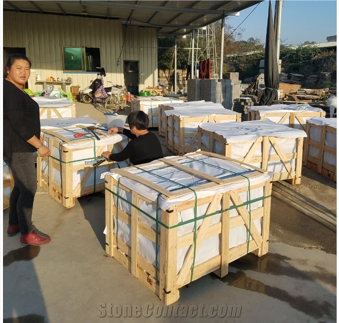 G612 China Green Granite Bush Hammered Pavers