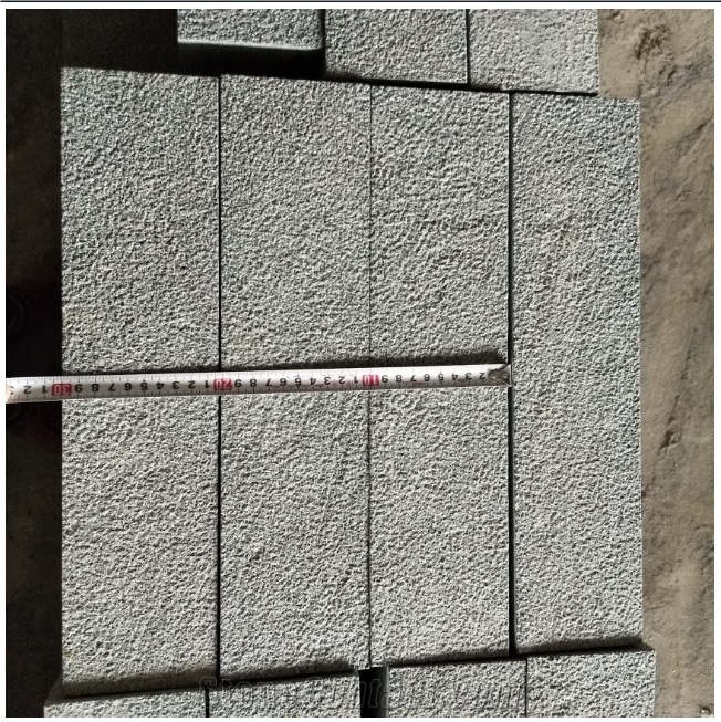 G612 Chinese Green Granite Bush Hammered Pavers