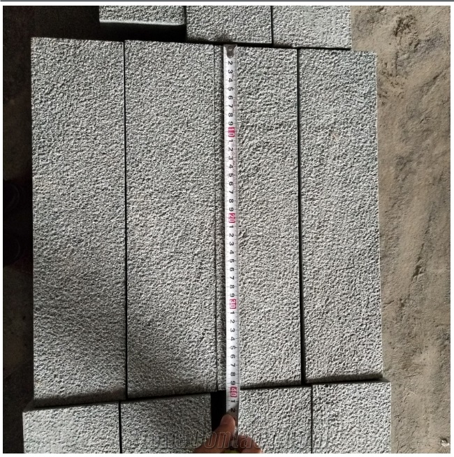 G612 Chinese Green Granite Bush Hammered Pavers
