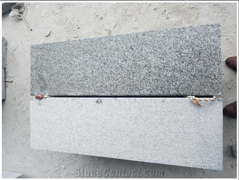 G623 China Grey Granite Bush Hammered Curbstone
