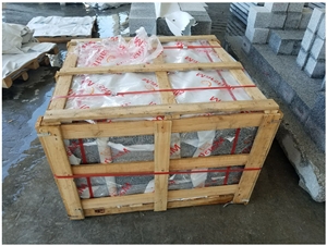 G623 China Grey Granite Bush Hammered Paving Stone