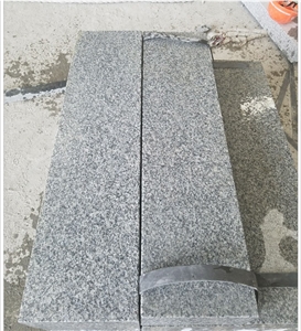 G623 China Grey Granite Flamed Straight Curbstone