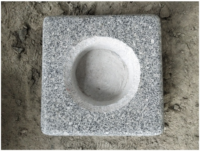 G623 Chinese Grey Granite Polished Parking Balls