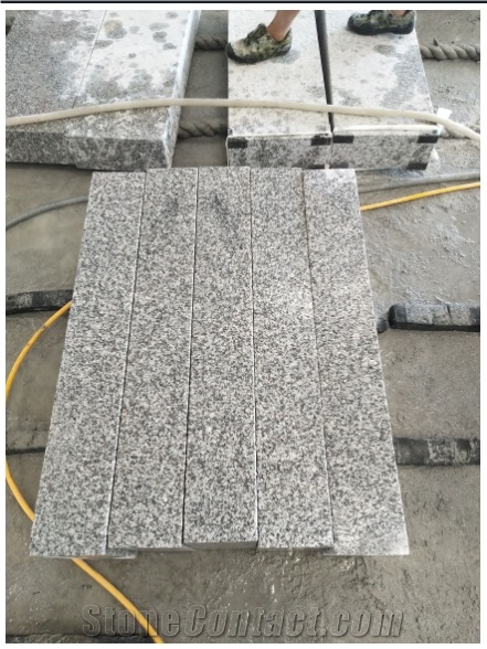G623 Chinese Grey Granite Surface Flamed Curbstone
