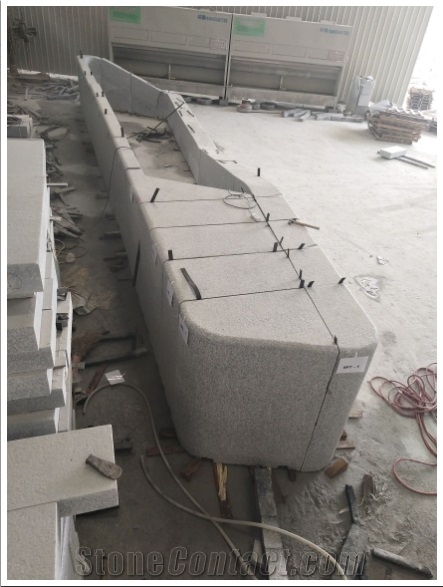 G623 Grey Granite Surface Flamed Exterior Planters