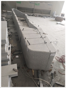 G623 Grey Granite Surface Flamed Exterior Planters