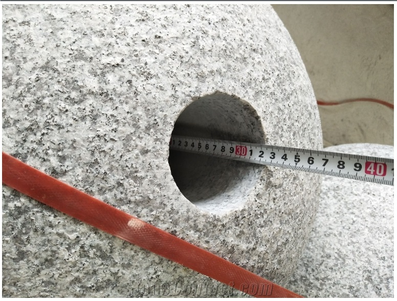 G623 Grey Granite Surface Flamed Parking Balls