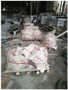 G623 Grey Granite Surface Flamed Parking Balls