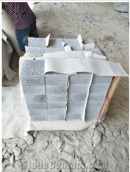 G623 Grey Granite Surface Flamed Paving Stone