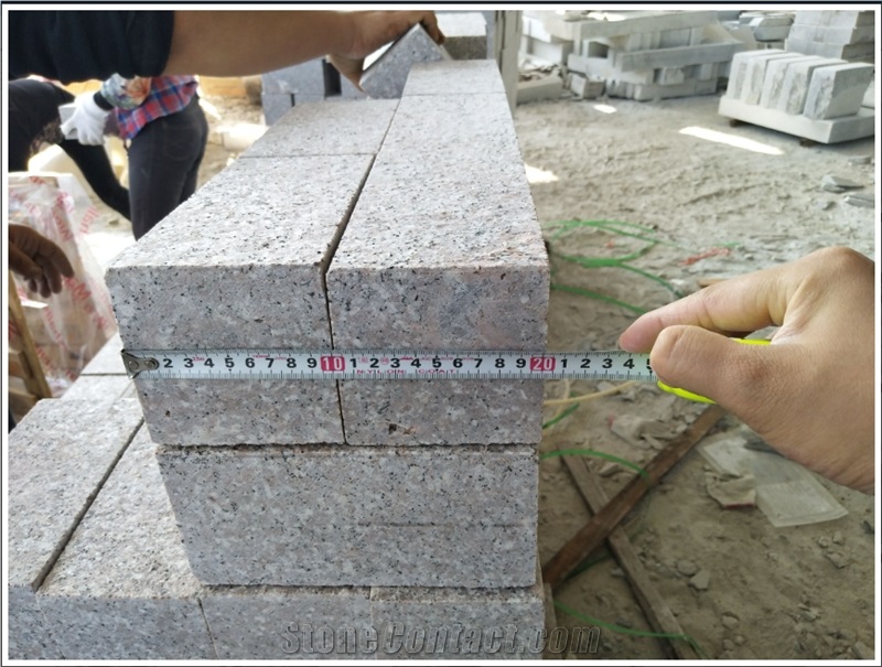 G648 Chinese Red Granite Surface Flamed Pavers