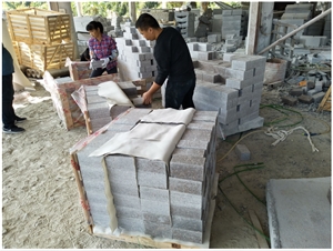 G648 Chinese Red Granite Surface Flamed Pavers