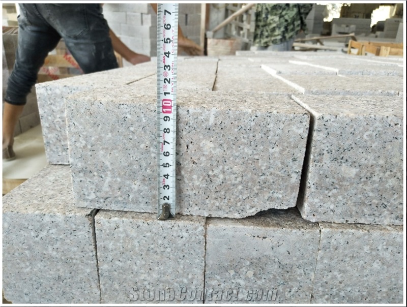 G648 Chinese Red Granite Surface Flamed Pavers