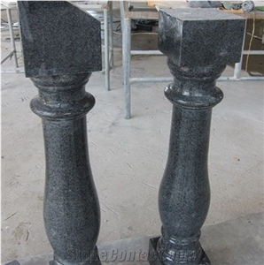 G654 China Black Granite Polished Baluster