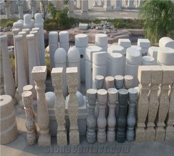 G654 China Black Granite Polished Baluster