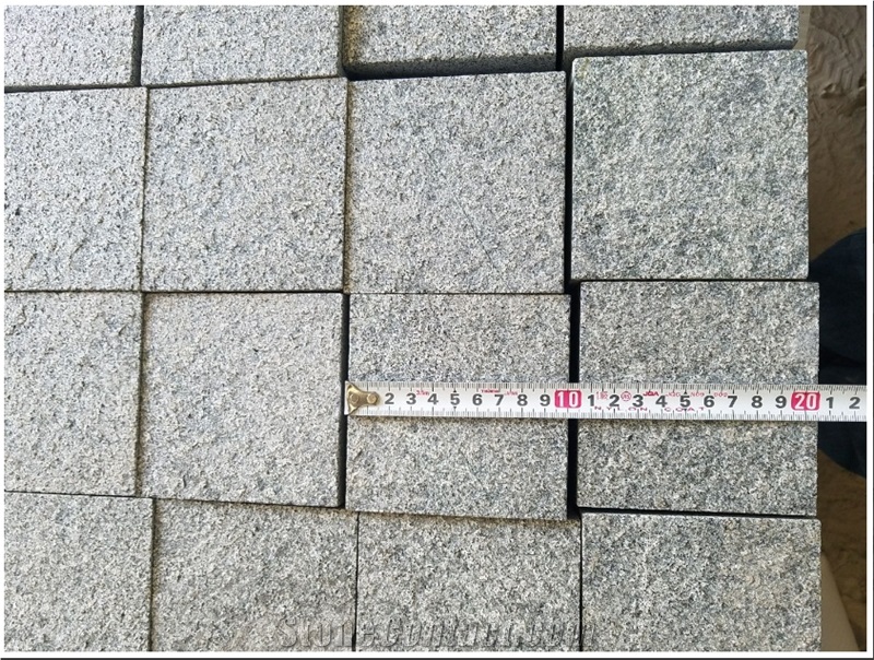 G654 Chinese Black Granite Flamed Pavers