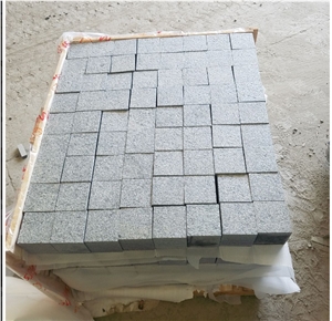 G654 Chinese Black Granite Flamed Pavers