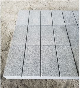 G654 Chinese Black Granite Surface Flamed Pavers