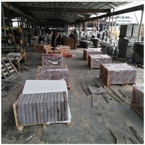 G666 Red Granite Sandblasted Blind  Paving Stone