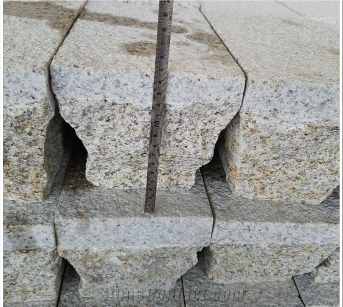 G682 China Yellow Rust Granite Bushhammered Pavers
