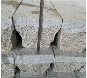 G682 China Yellow Rust Granite Bushhammered Pavers