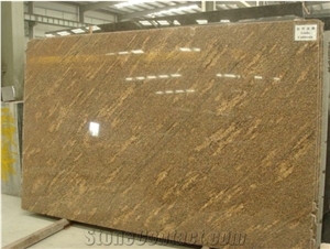 Giallo California Brazil Granite Polished Slabs