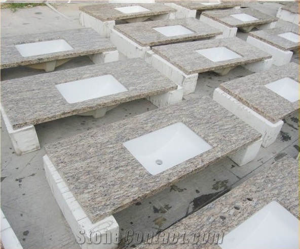 Giallo Imperial & New Venetian Gold Countertops