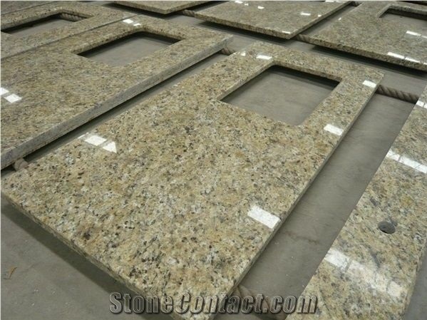 Giallo Imperial & New Venetian Gold Countertops