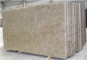 Giallo Ornamental Yellow Granite Polished Slabs