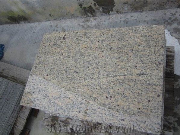 Giallo San Francisco Real Granite Polished Slabs