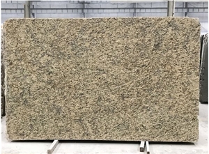 Giallo Santa Cecilia Dark Granite Polished Slabs