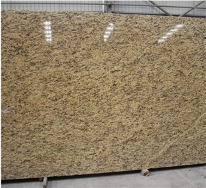 Giallo Santa Cecilia Dark Granite Polished Slabs