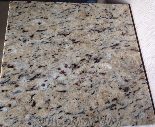 Giallo Topazio Yellow Granite Polished Countertops