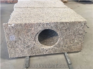 Giallo Topazio Yellow Granite Polished Countertops