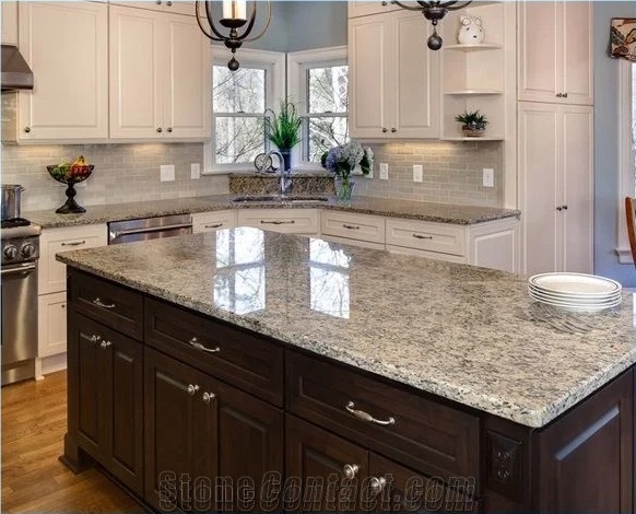 Giallo Topazio Yellow Granite Polished Countertops