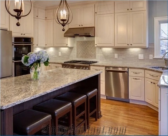 Giallo Topazio Yellow Granite Polished Countertops